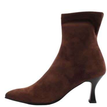 MISS ELASTIC 78042 BOOT - BROWN SUEDE